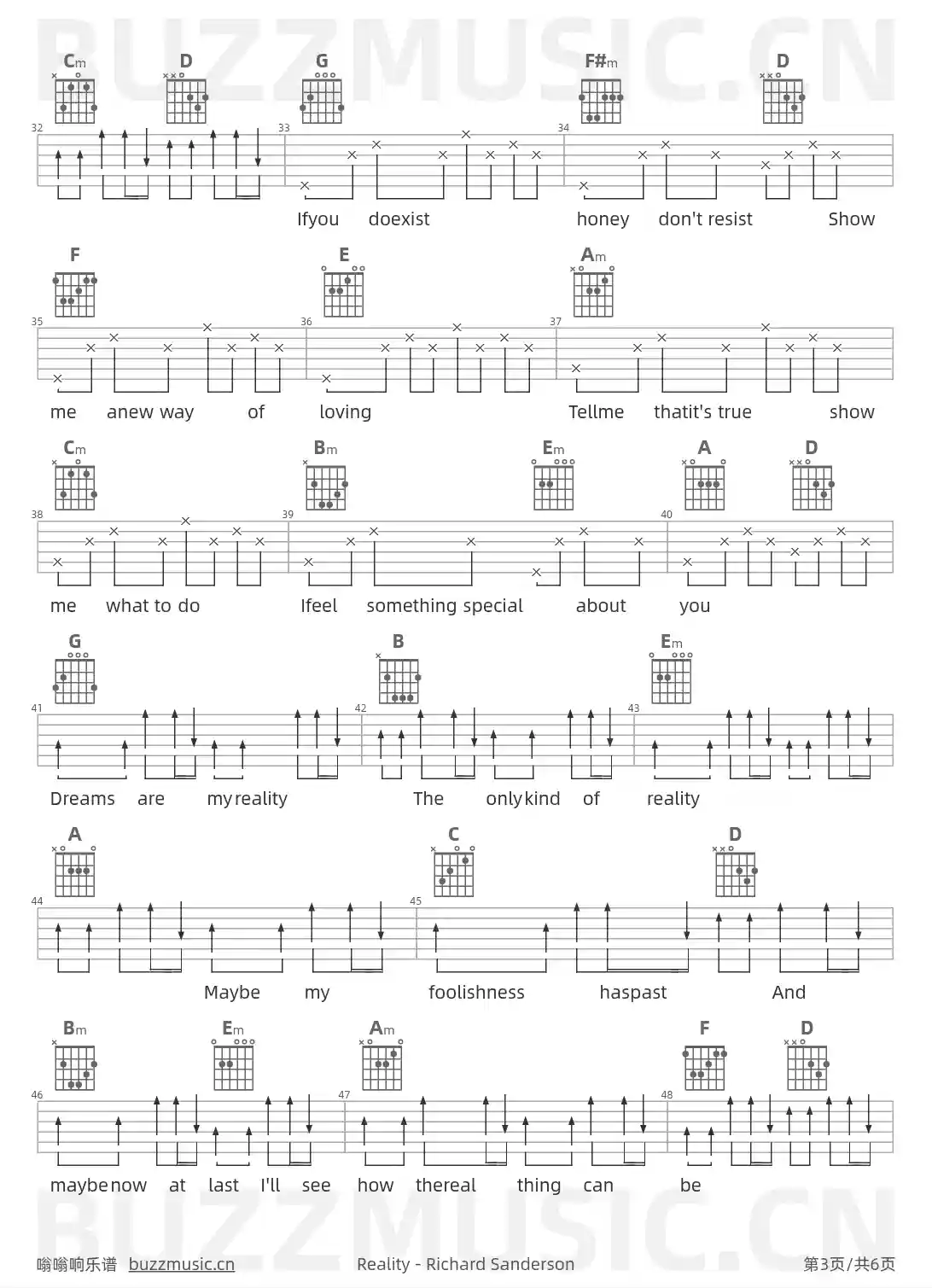吉他谱第3页
