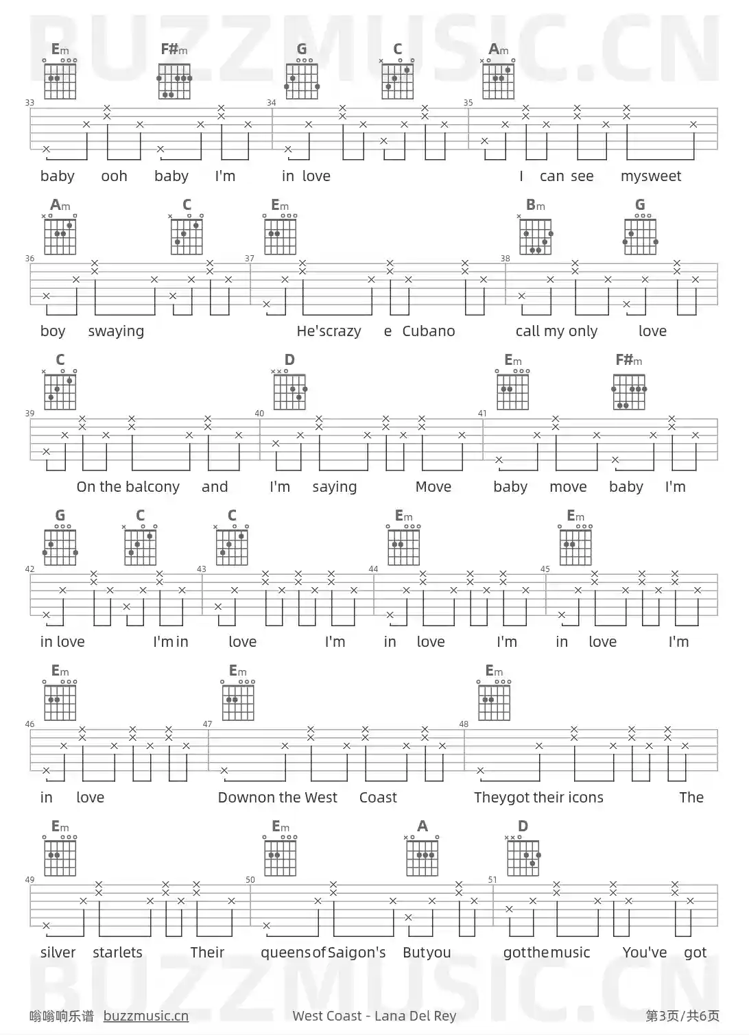 吉他谱第3页