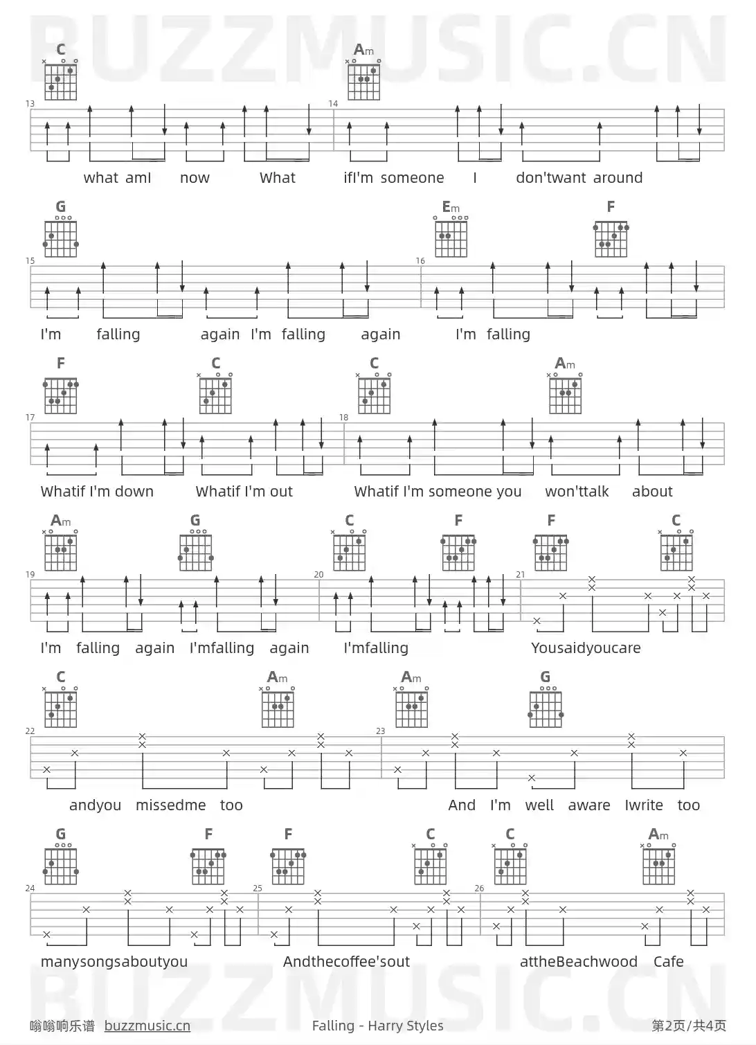 吉他谱第2页