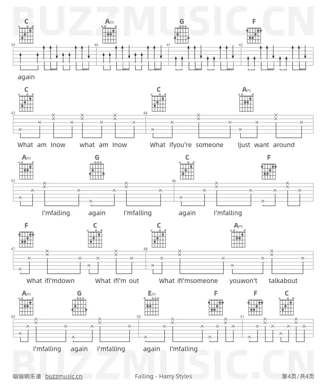 吉他谱第4页