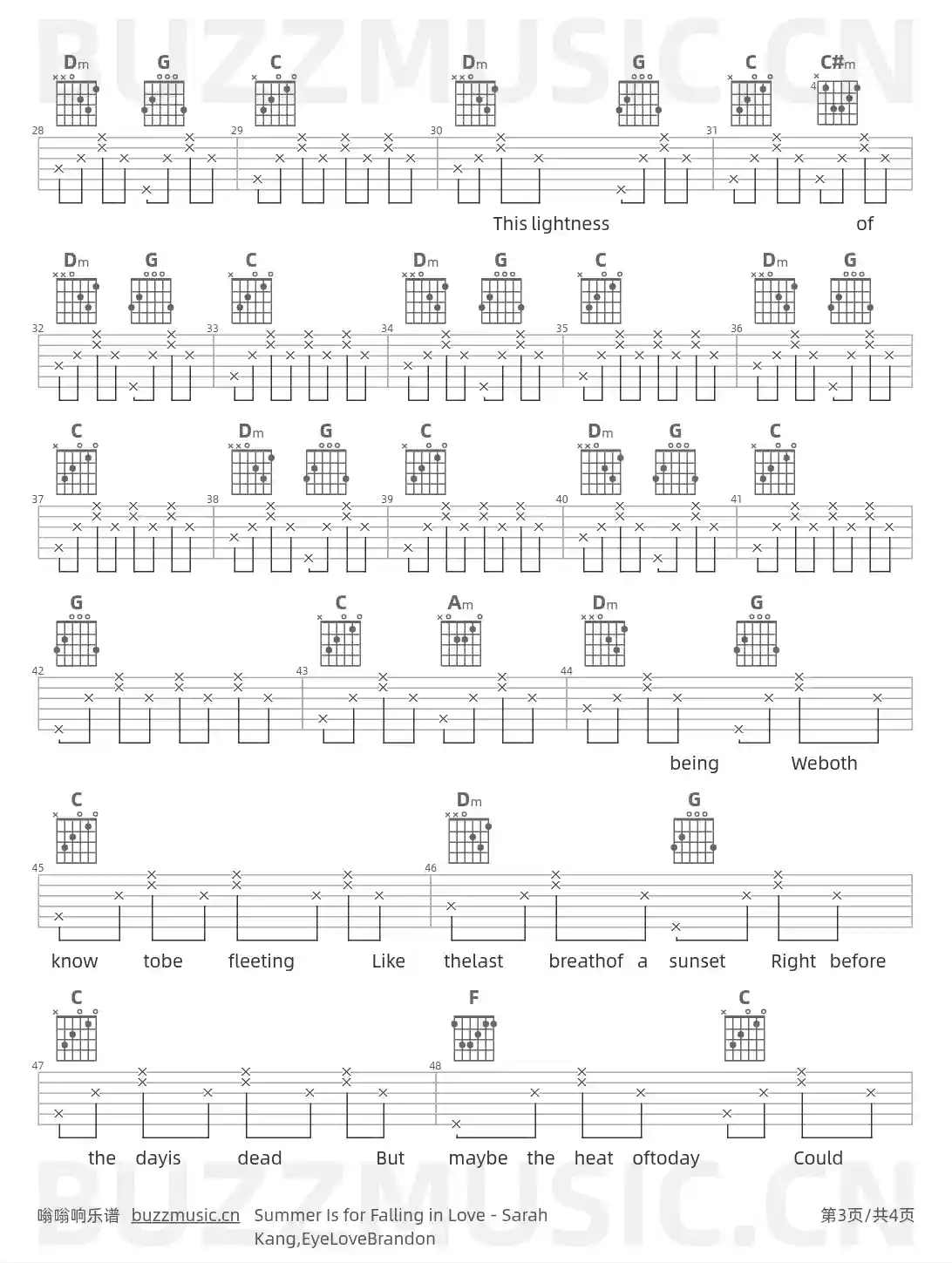 吉他谱第3页