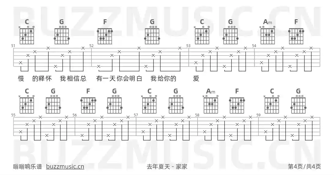 吉他谱第4页