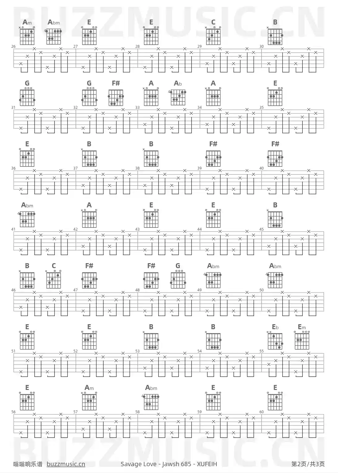 吉他谱第2页