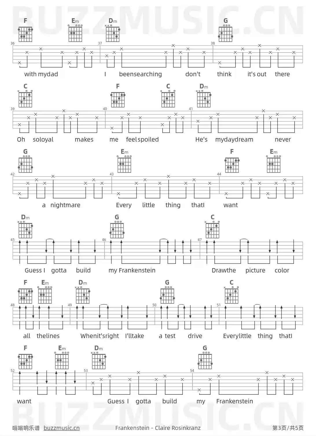 吉他谱第3页