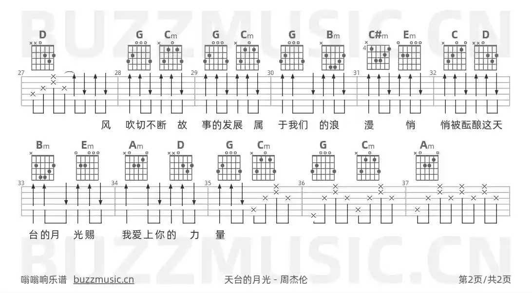 吉他谱第2页