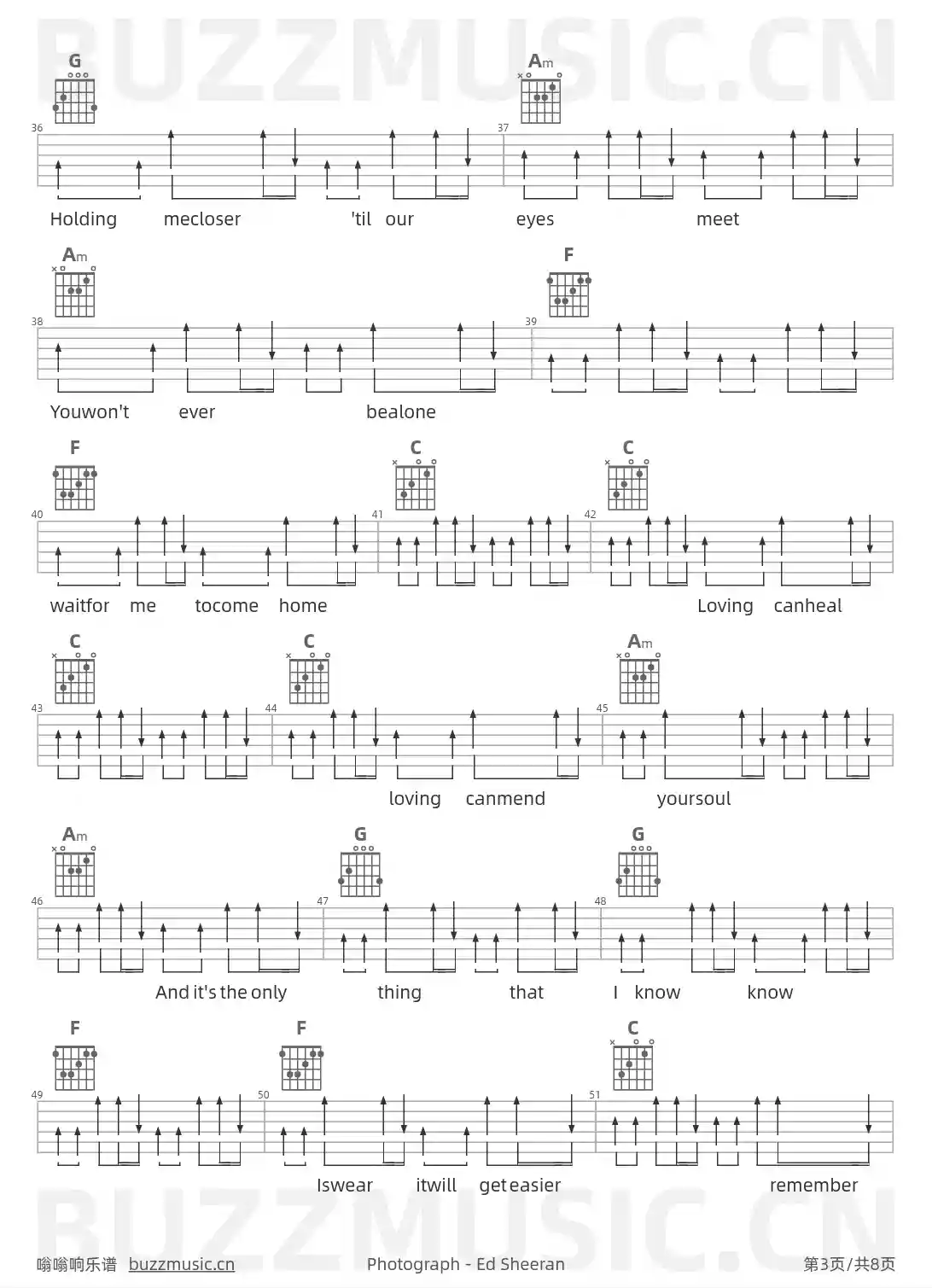 吉他谱第3页