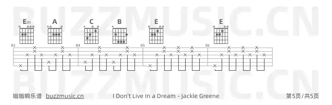 吉他谱第5页
