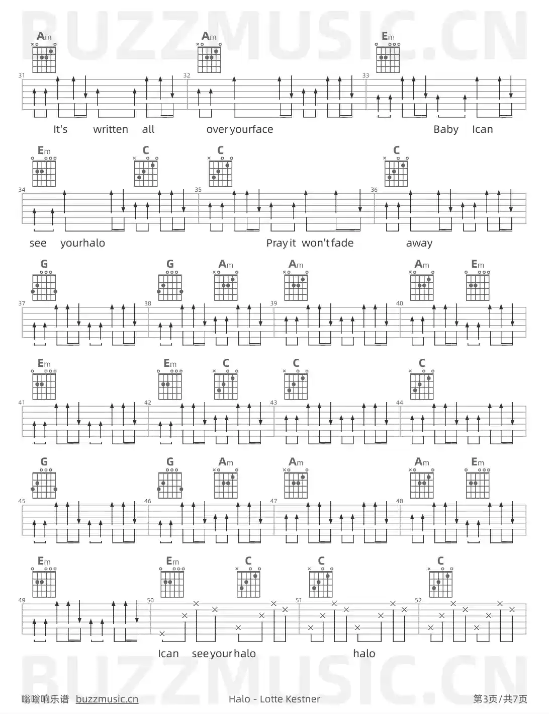 吉他谱第3页
