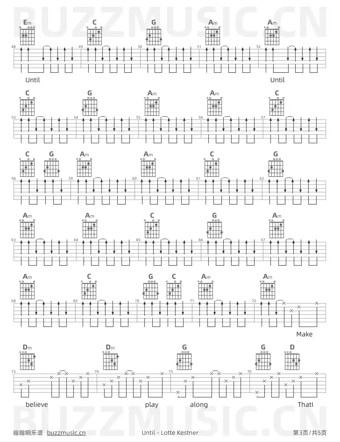 吉他谱第3页