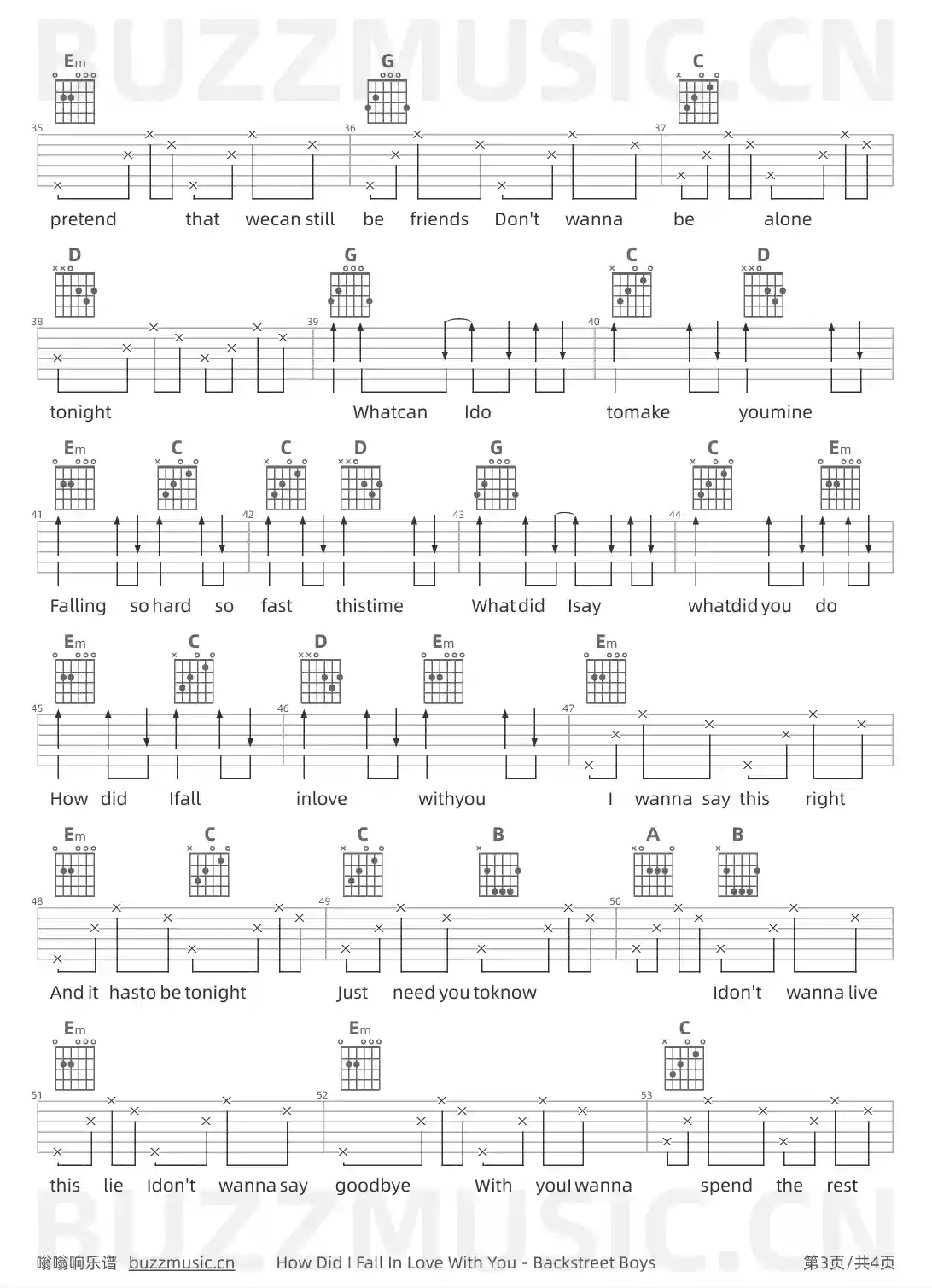 吉他谱第3页