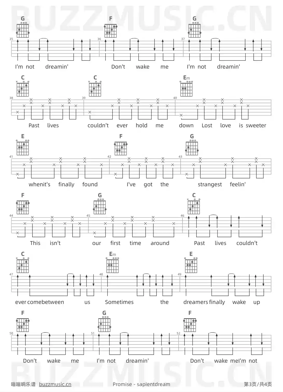吉他谱第3页