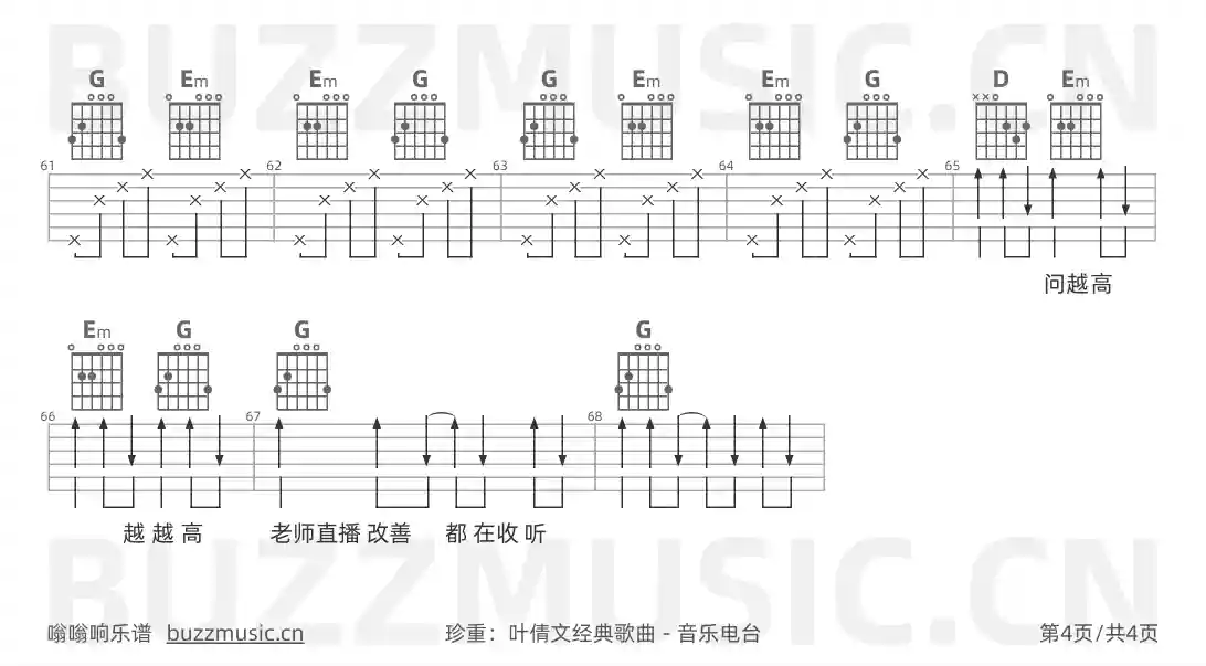 吉他谱第4页