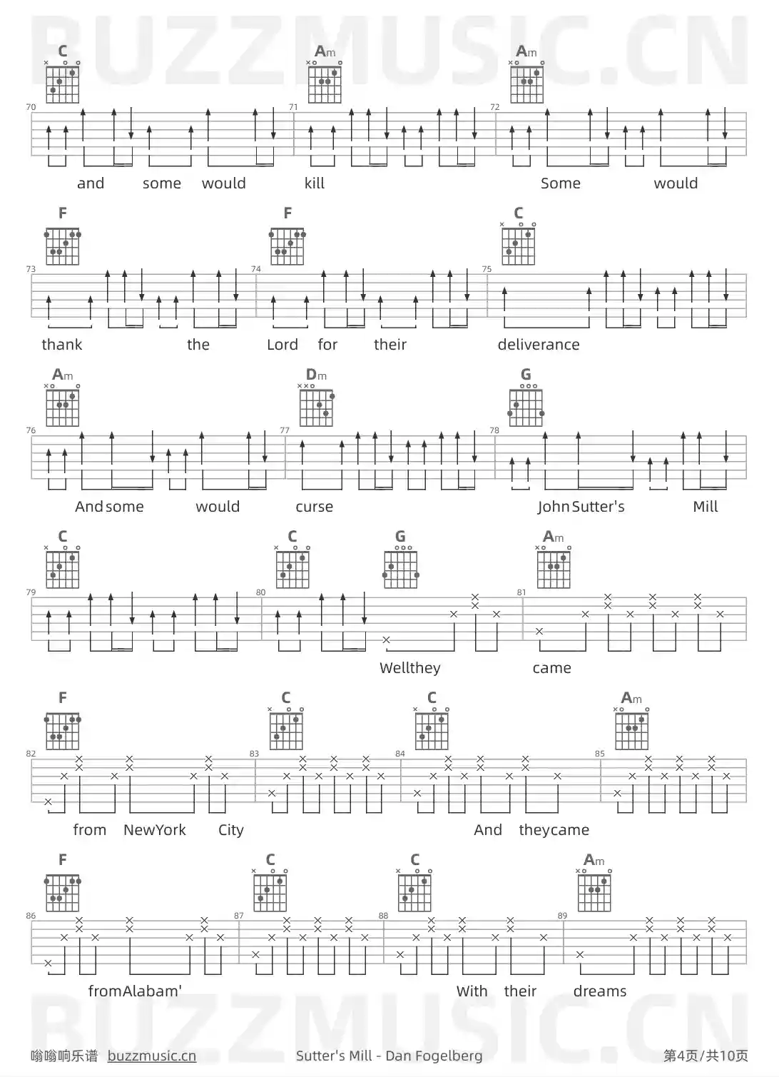 吉他谱第4页