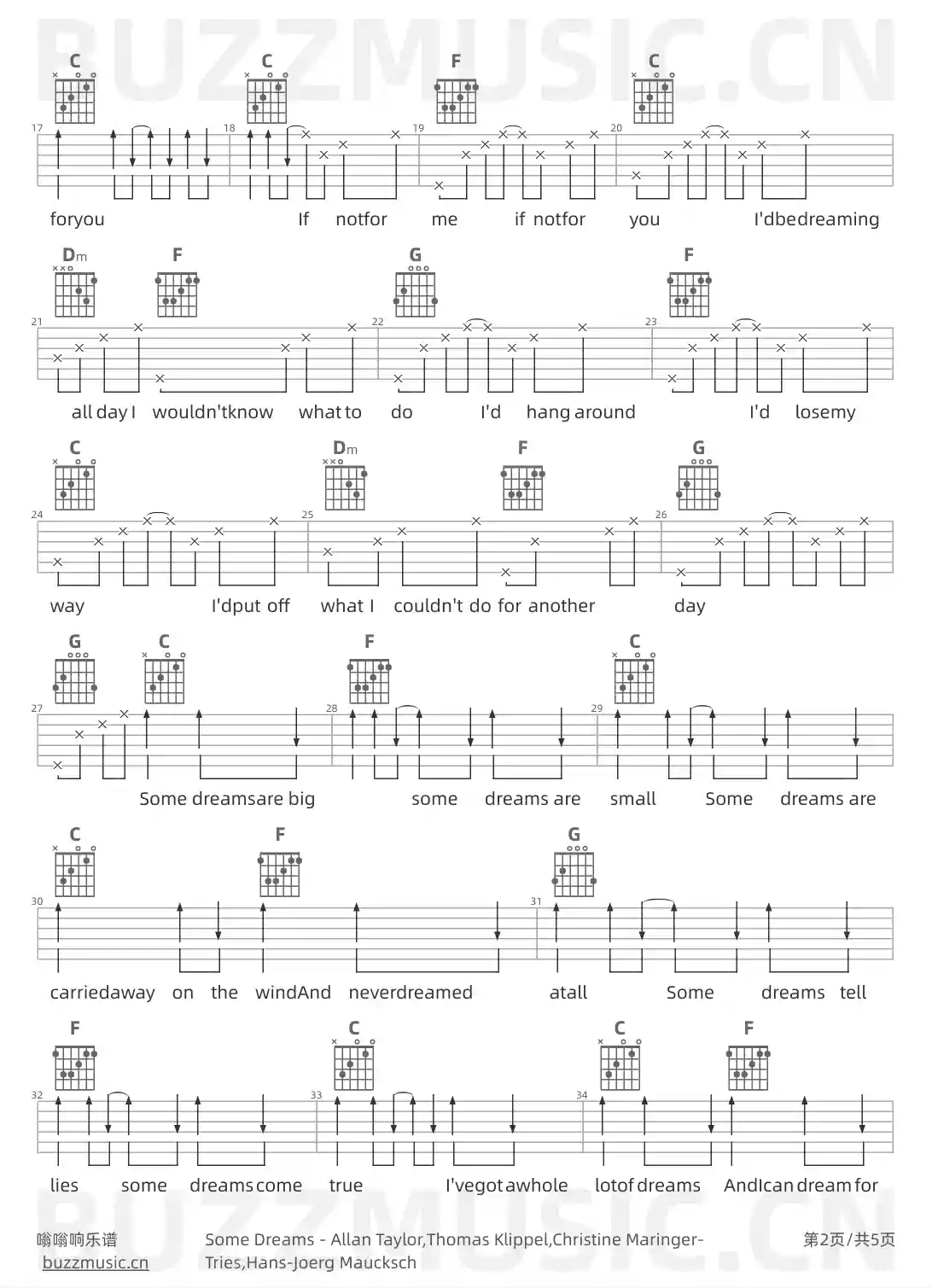 吉他谱第2页