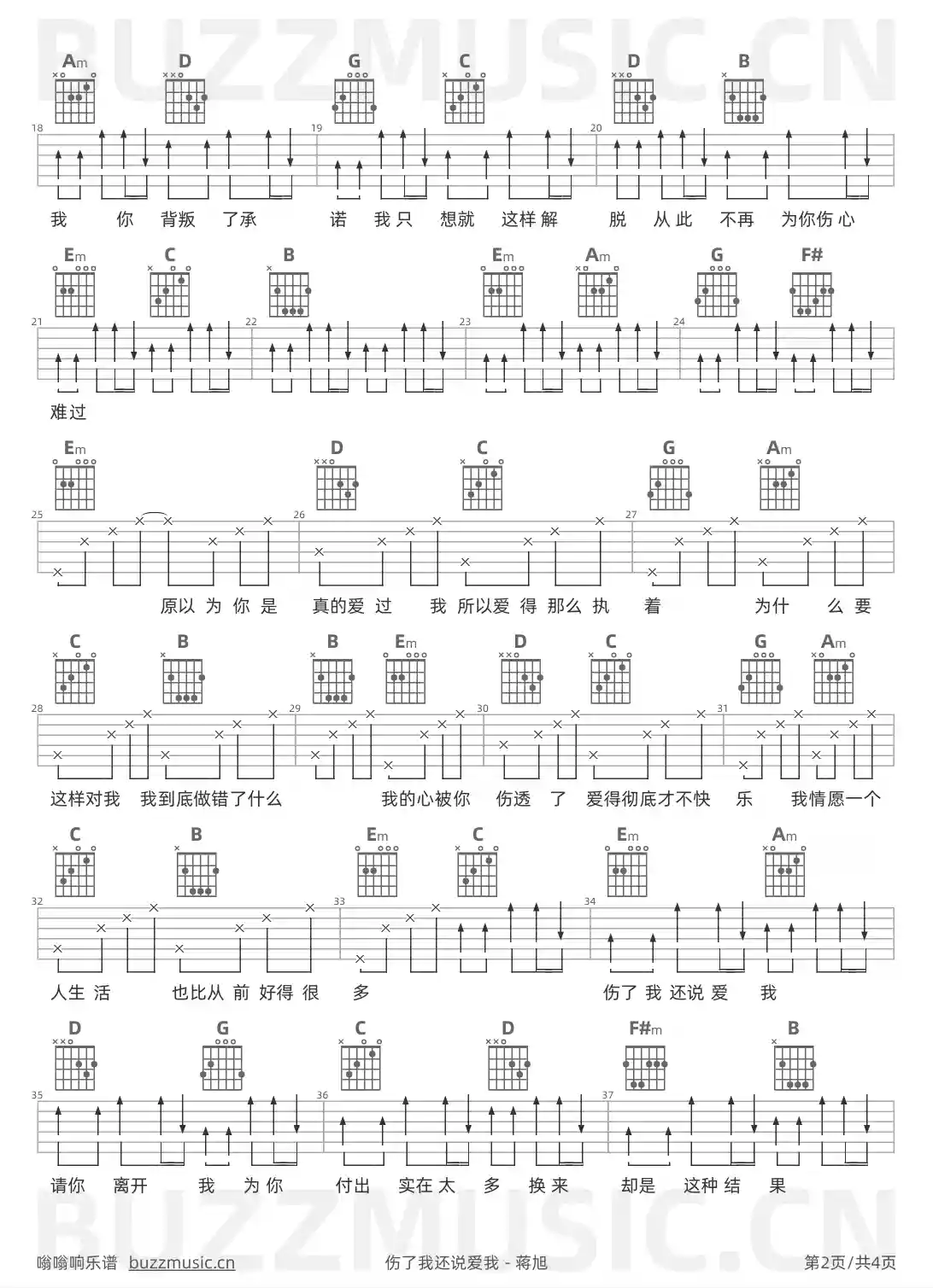 吉他谱第2页