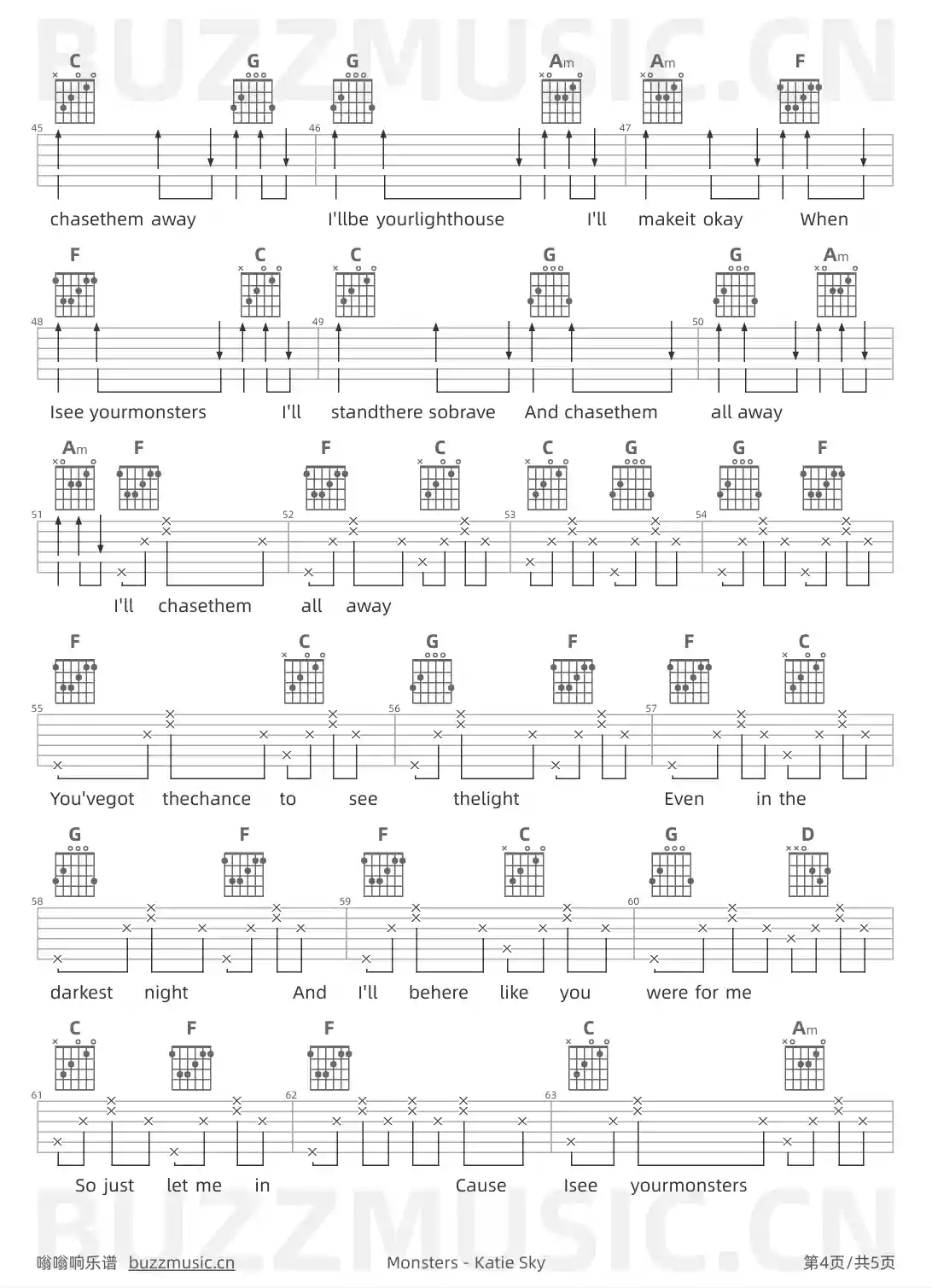 吉他谱第4页