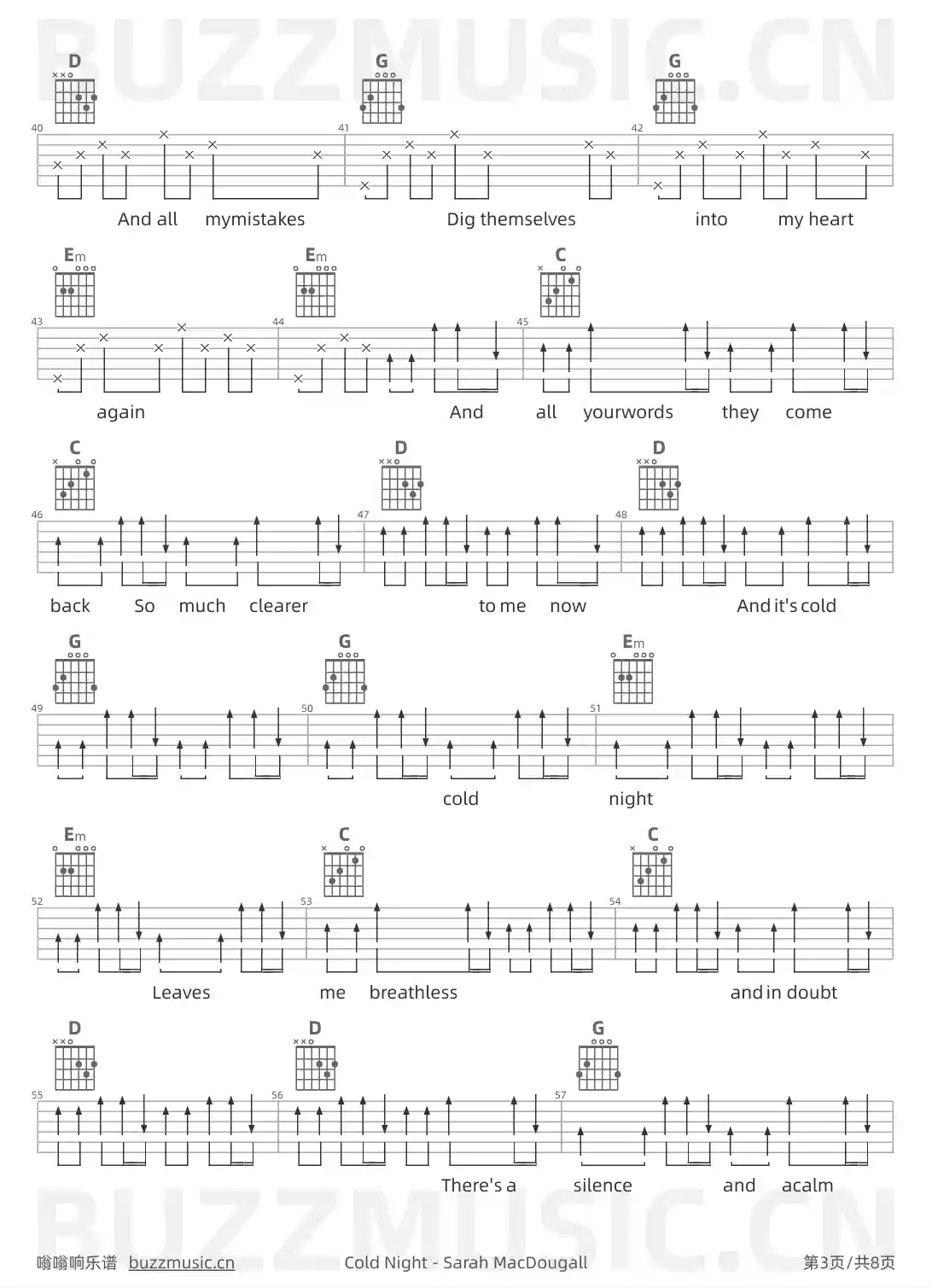 吉他谱第3页