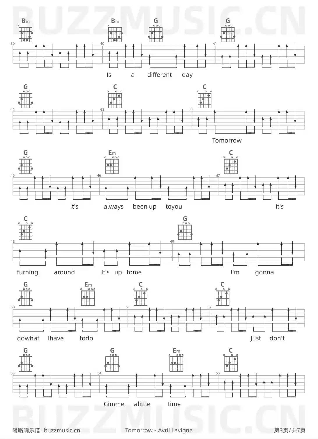 吉他谱第3页