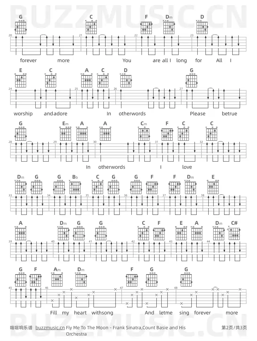 吉他谱第2页