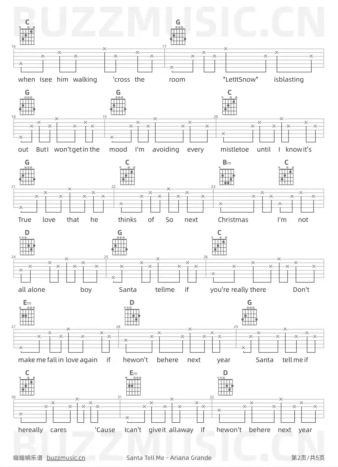 吉他谱第2页