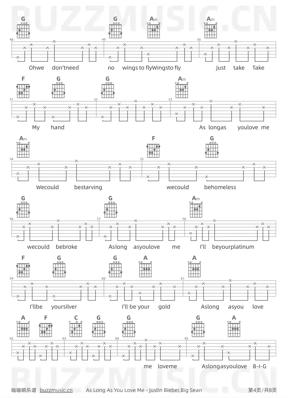 吉他谱第4页