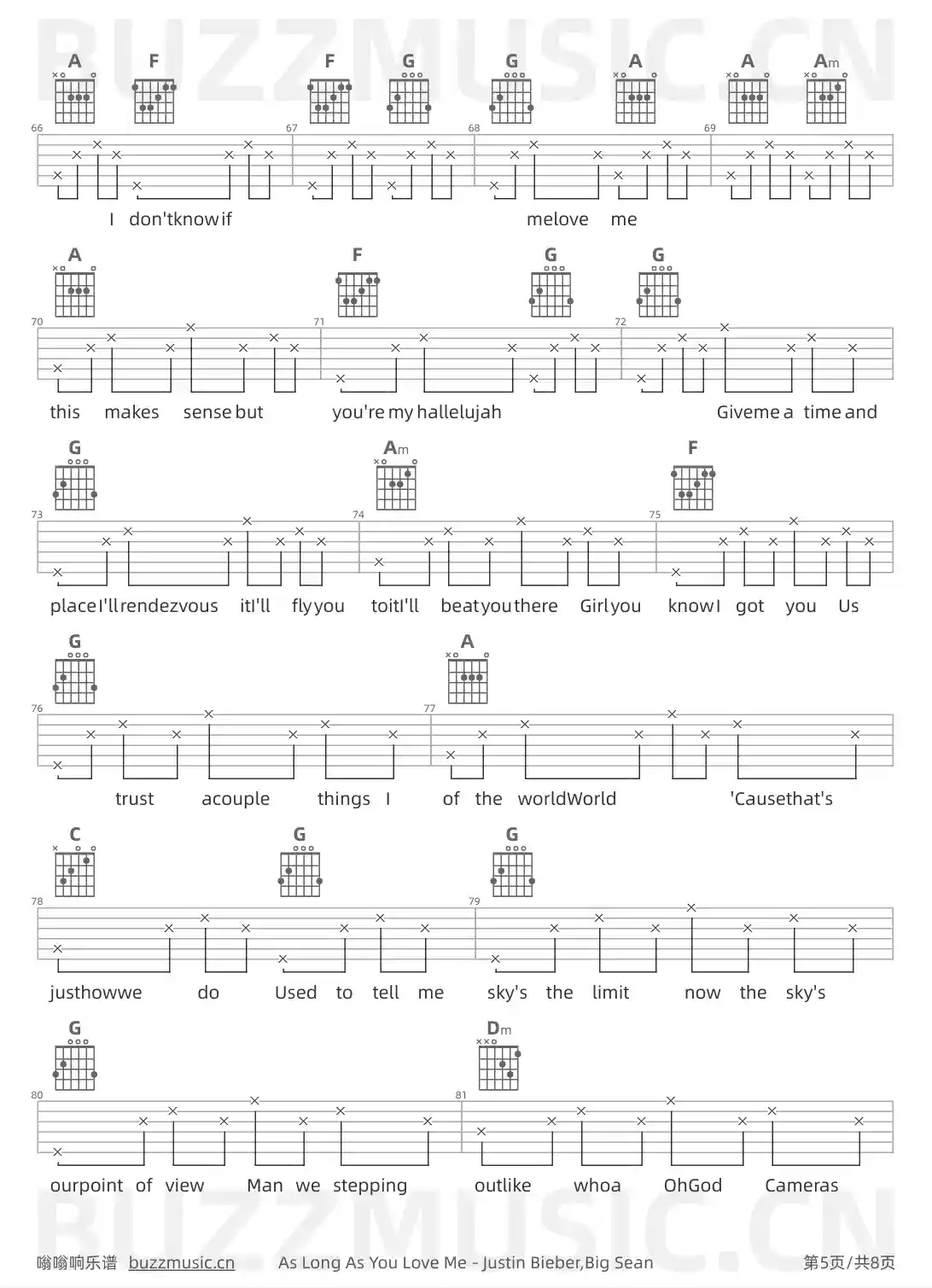 吉他谱第5页