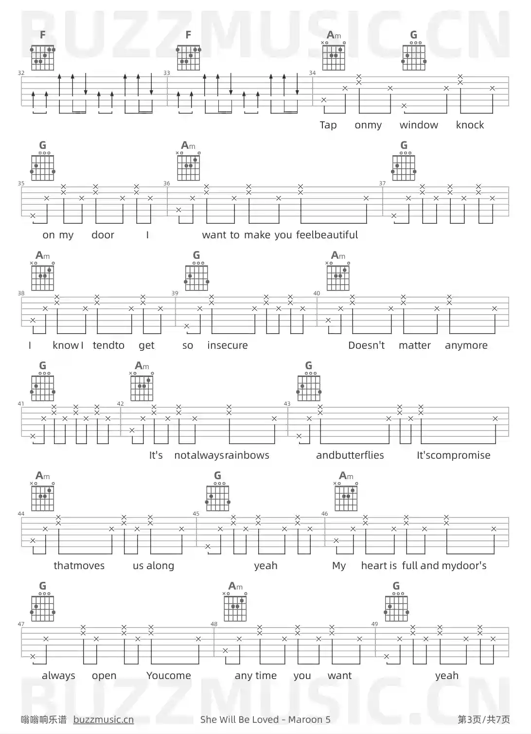 吉他谱第3页