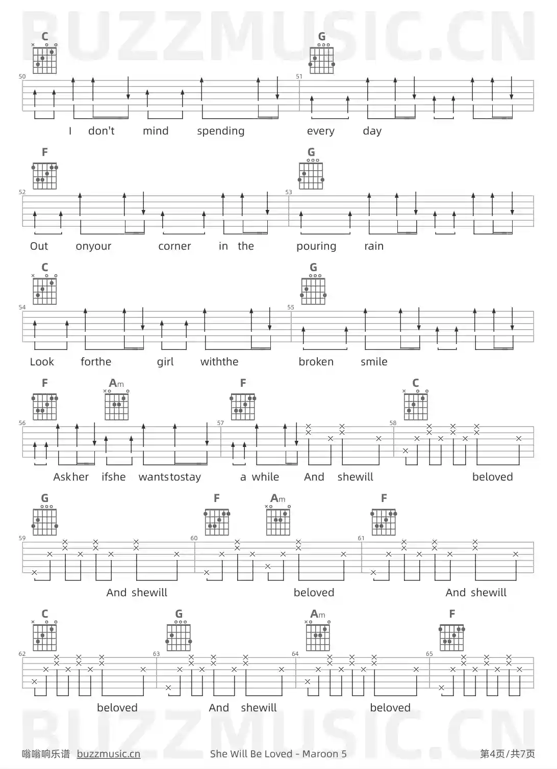 吉他谱第4页