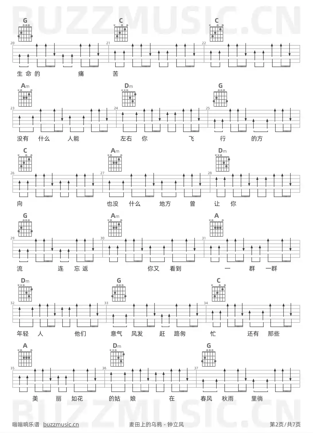 吉他谱第2页