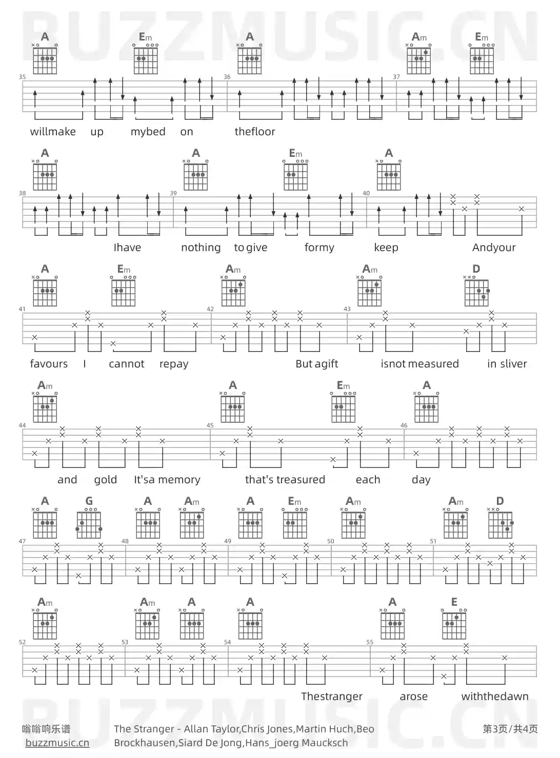 吉他谱第3页