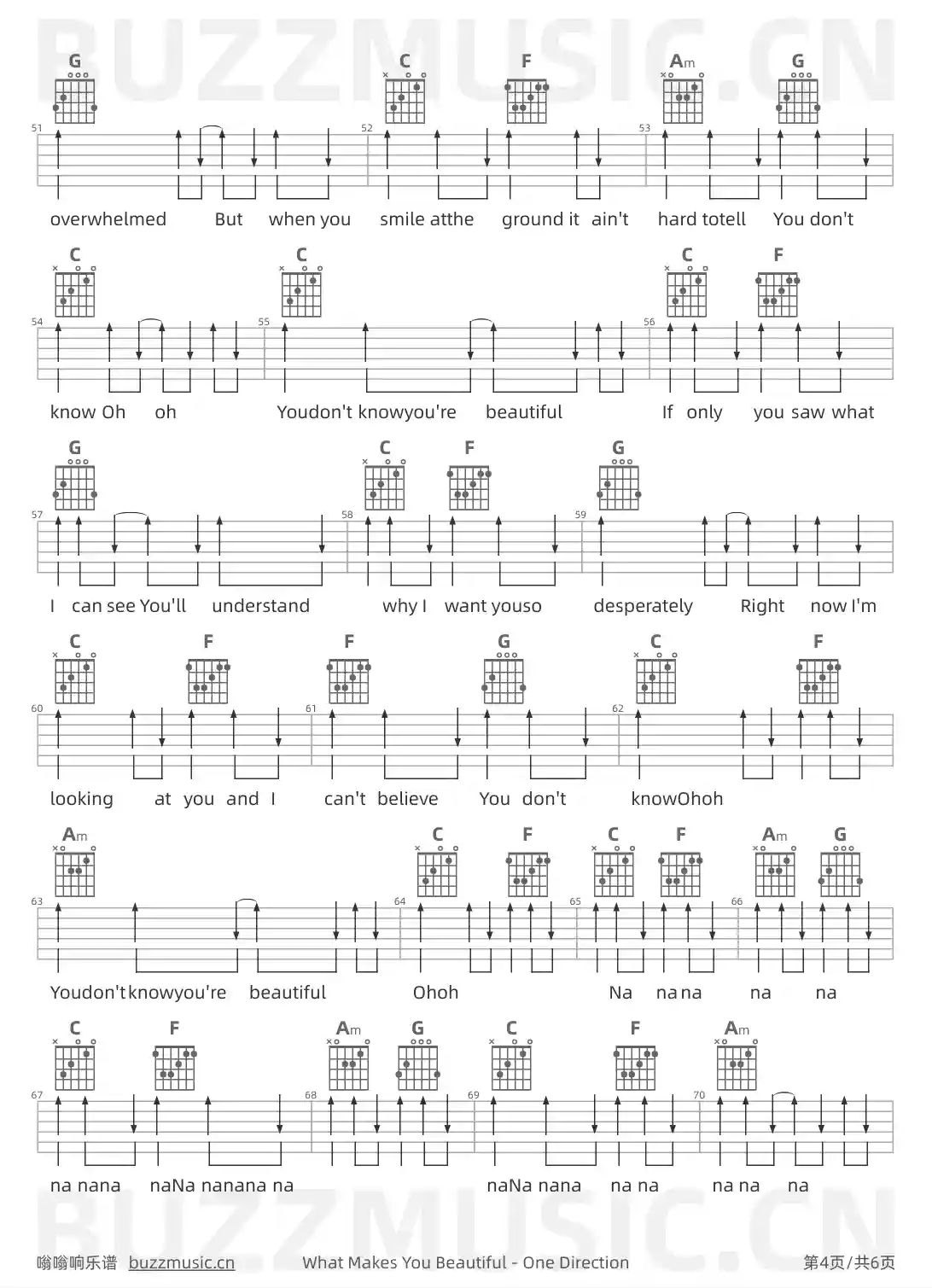吉他谱第4页