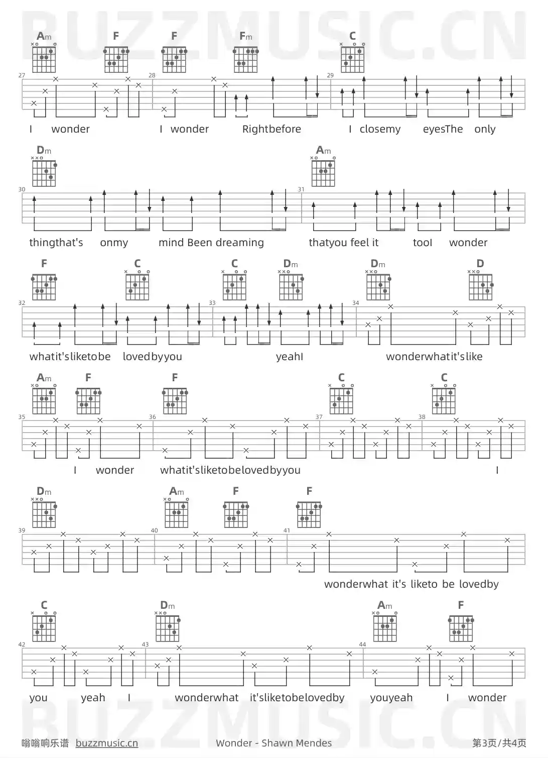 吉他谱第3页