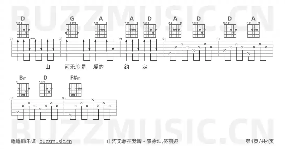 吉他谱第4页