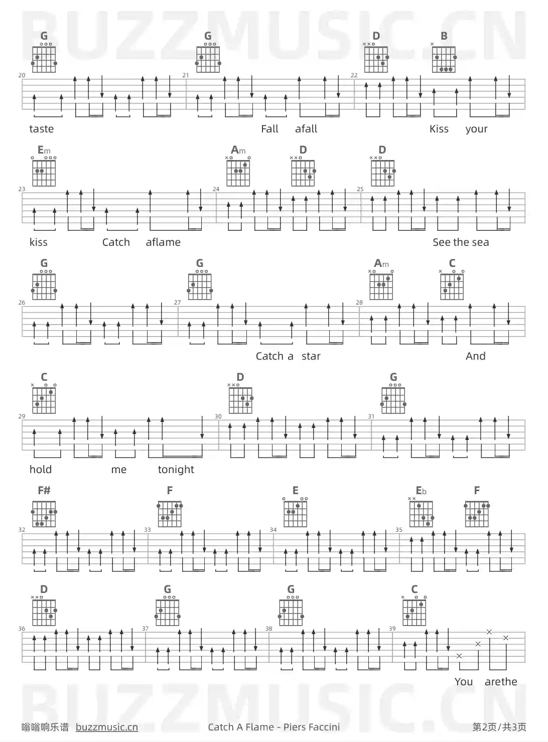 吉他谱第2页