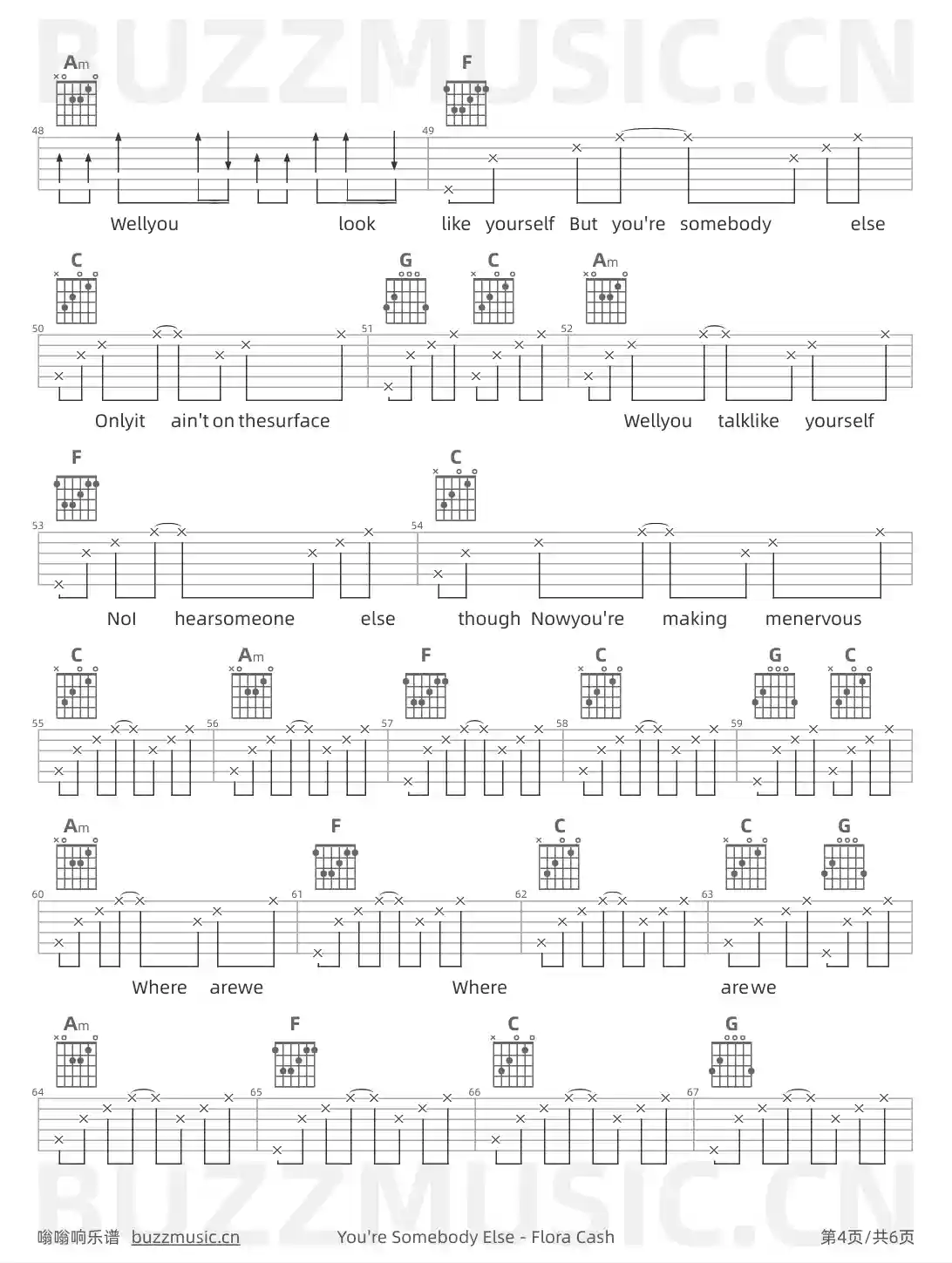 吉他谱第4页