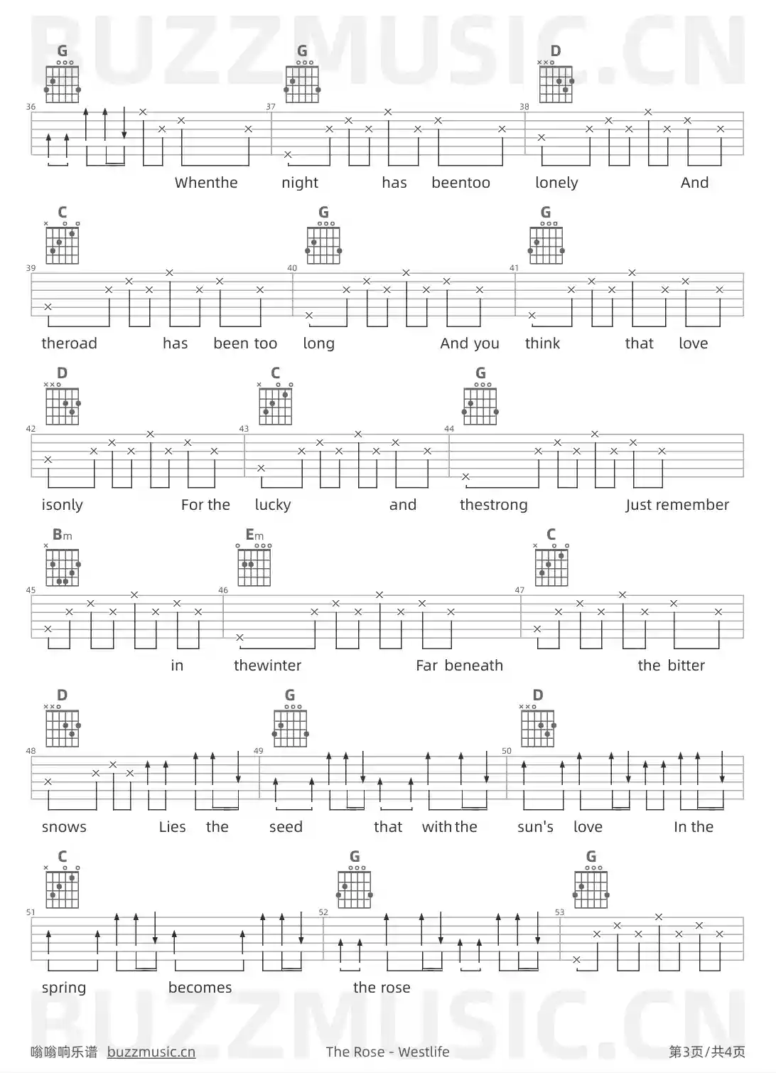 吉他谱第3页